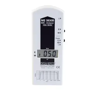 Gigahertz Solutions EMF Messgerät ME3830B (Niederfrequenz | 16Hz-100kHz) - Elektrosmog Messgerät für zuverlässiges & exaktes Messen von elektrischer & magnetischer Feldstärke - Made in Germany