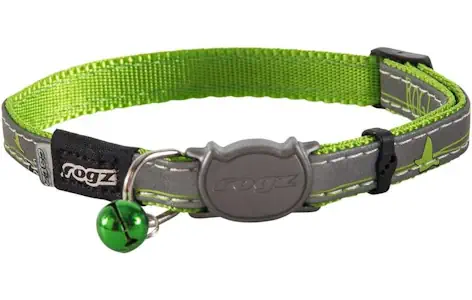 ROGZ CB08-L Halsband Nightcat, S, grün